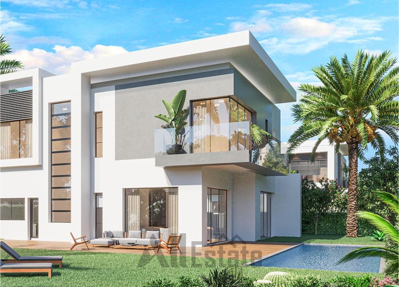Villa haut standing en cours de finition – Projet Arbora, Bouskoura Ville Verte